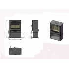Ecosy+ Panoramic  5  Stove Stand (Bench) 